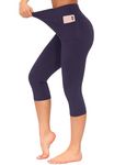 Dragon Fit High Waisted Leggings for Women Tummy Control Workout Running Yoga Pants with Pockets