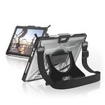URBAN ARMOR GEAR UAG Designed for Microsoft Surface Pro 7 Plus, Pro 7, Pro 6, Pro 5th Gen (2017) (LTE), Pro 4 Case w/Hand Strap & Shoulder Strap Clear Ice Plasma Feather-Light Rugged Protective Cover