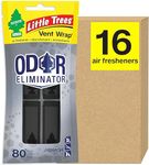 LITTLE TREES Car Air Freshener. Vent Wrap Provides Long-Lasting Scent, Slip on Vent Blade. Odor Eliminator, 16 Air Fresheners