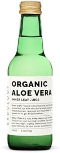 100% Organic Aloe Vera Juice 250ml - Supports Immunity & Gut Health - Straight from Farm in Spain - Undiluted - No Added Sugar or Artificial Preservatives - Non-GMO - Recyclable Glass Bottle