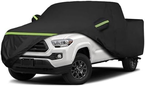 for Tacoma Covers for Truck Cover Waterproof All Weather Pickup Truck Covers for Toyota Tacoma Double Cab-6ft Bed Custom Fit Heavy Duty with 420D Oxford(fit Up to 226")