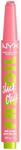 NYX PROFESSIONAL MAKEUP, Fat Oil Slick Click, Balm in a stick, Infused with nourishing oils, High shine finish - Clout (Pink)