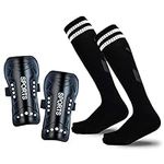 Soccer Shin Guards Pads with Socks 