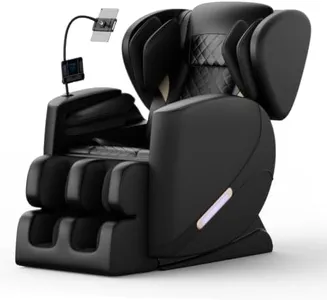 Massage Chair, 3D Massage Chair Full Body, Zero Gravity Shiatsu Massage Chair Recliner W/Heating,Foot Rollers,Bluetooth Speaker,6 Fixed Massage Rollers,5 Auto Modes Air Compression,for Office