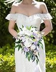 Wedding Bouquets for Bride Purple, 