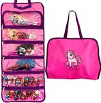 HOME4 Unicorn Toy Dolls Travel Carrying Bag Storage Organizer Compatible with Surprise Toys OMG Barbie LOL