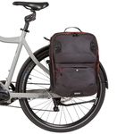 Two Wheel Gear - ALPHA Pannier Backpack (25 Litre) – Integrates with Joey T3 Smartbag Console (Sold Separately) - Weatherproof 2-in-1 Bike Commuting and Laptop Travel Bag, Recycled Materials, Black