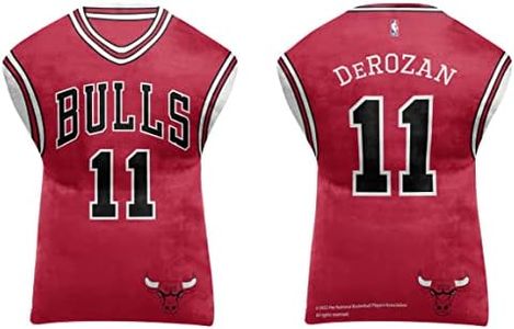 Northwest NBA Travel Demar Derozan Jersey Cloud Pillow Bedding Accessories (Chicago Bulls - Red)