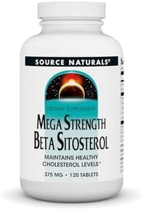 Source Naturals Mega Strength Beta Sitosterol 375mg Plant Sourced Healthy Cardiovascular & Cholesterol Support Supplement - 120 Tablets