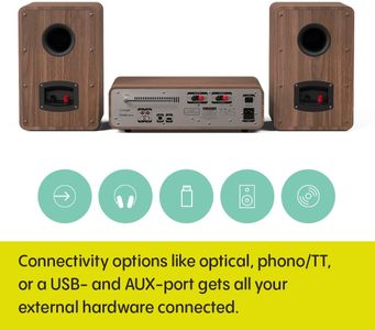 Classic Stereo HiFi Music System – Black