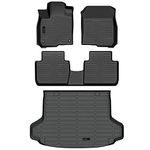 Auxko All Weather Floor Mats Cargo Liner Fit for Honda HR-V 2023 2024 2025 TPE Rubber Liners Set HRV Accessories All Season Guard Odorless Anti-Slip Floor Mats Cargo Liner