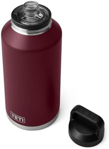 YETI Rambler 64 oz Bottle, Vacuum Insulated, Leakproof, Stainless Steel with Chug Cap, Wild Vine Red