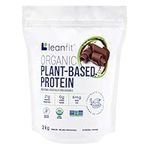 LeanFit Organic Plant-Based Protein, Chocolate, 4.4lbs (65 servings)