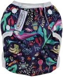 Tinker Tot Baby Reusable Swim Nappy - Small & Large Swim Nappies; Adjustable, Washable; Child, Toddler and Baby (Ocean Life, Small (1-18 months))