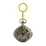 MALKIN Metal Mens Doctor Strange Keychain|Eye Of Agamotto|Pocket Analog Watch|Dr Strange Keychain|Avengers Keychains|Marvel Keychain|Doctor Strange Eye Of Agamotto,Dial-Gold,Band-Gold