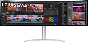 LG UltraWide 49WQ95C Dual QHD Monitor with 49 inch IPS Display 5ms Refresh Time 144Hz Refresh Rate, White