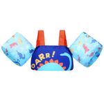 Toddler Swimming Float Vest, Arm Bands Kids Swim Vest with Shoulder Harness Baby Floats Swimming Training Jacket for 2-6 Years Old Boys Girls Perfect for Pool, Learn to Swim and Beach