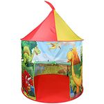 SOKA Dinosaur Play Tent Portable Foldable Green Pop Up Dino Play Teepee Indoor or Outdoor Camp Travel Garden Playhouse Tent for Kids with Carry Bag for Children Boys Girls Toddler