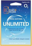 O2 Sim Card with Exclusive Offer - Unlimited 5G Data, Unlimited UK Minutes & Texts, Free Tethering/Hotspots for £29