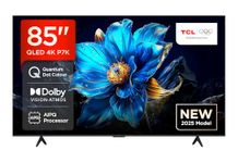 TCL 85P7K-UK 85" QLED 4K Ultra HD HDR Google TV (Google Assistant, Freeview Play, Dolby Atmos, Dolby Vision, HDR10+, 120Hz Game Accelerator, Motion Clarity，2025 New Model)