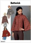 Butterick 6603 Misses' Cape Sewing Pattern for Women, Size 6-8-10-12-14