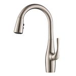 Kraus KPF-1670SFS Esina Single Handle Pull Down Kitchen Faucet with Dual Function Sprayhead, Stainless Steel