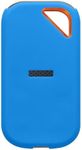 kwmobile Silicone Case Compatible with Sandisk E81 SSD (not for E61) - Case Protective Cover for SSD Drive - Blue