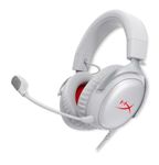 HyperX Cloud III– Wired Gaming Over Ear Headset, PC, PS5, PS4, Xbox Series X|S, Xbox One, Nintendo Switch, Mac, Mobile, 53mm with Neodymium Magnets, Memory Foam, USB-C, Grey;Red [B96MXAA]