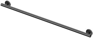 Gatco 858MX Latitude II, Grab Bar, 42”, Matte Black/ADA Compliant Wall Mount Stainless Steel 42 Inch Safety Grab Bar for Bathroom