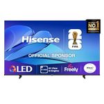 Hisense 85" 85E7QTUK QLED Smart AI TV - 4K Direct Lit Viewing, Quantum Dot Colour, Hi-View AI Engine, Dolby Vision, Dolby Atmos with Freely, Disney +, YouTube, Netflix