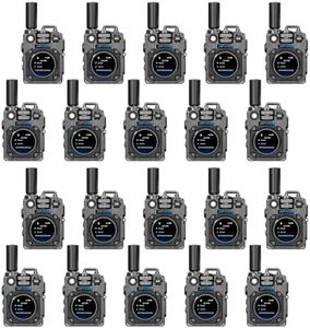 OMIZN M10 4G LTE Walkie Talkie, Preloaded SIM Card, Nationwide,SOS Alert,Push-to-Talk,AES-256 Encryption,Type-C Charging for Team Communication 20 Pack