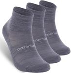 ZEAL WOOD Low Cut Wool Socks For Womem Men Merino Wool Socks Anti Blister No Show Running Socks Sports Moisture Control Summer Mens Ankle Wool Socks For Women Athletic Cycling Hiking Socks Men Women