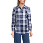 Lands End Womens Flannel Shirt