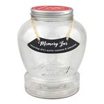 Top Shelf TS-MJ001 Love Notes Memory Jar ; Unique and Thoughtful Gift Ideas for Husband and Wife ; Romantic Gifts ; Memorable Keepsakes ; Kit Comes with 180 Tickets and Decorative Lid