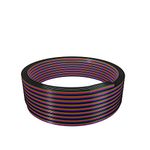 BTF-LIGHTING 10m RGB Extension Cable 4 Pin 18AWG LED Strip Light Wire Connection 4 Core Cord Line for FCOB COB 5050 3528 RGB Color Changing LED Tape