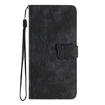 Mavis's Diary Case iPhone 8 Wallet Cover Compatible with iPhone 6| 7| 8| SE2| SE3, Elegant Embossed PU Leather Folio Shell Card Holder Magnetic Folding Flip Case for Women (Black)