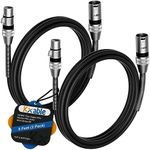 XLR to XLR Cable (8 Feet, 2 Pack) M
