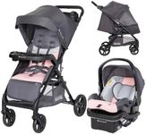 Baby Trend Passport® Carriage Stroller Travel System with EZ-Lift™ Infant Car Seat, Dash Pink