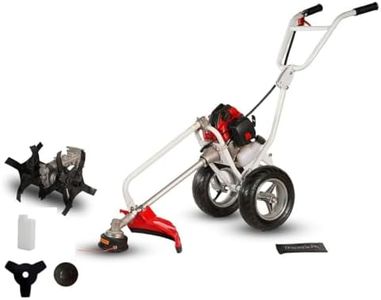 BKR Hand Push Petrol Brush Cutter 3in1 52cc 2 Stroke Petrol Engine with Tiller Attachment, 500ml/hr Fuel Consumption | Weeding Support Comes with 6 Months Manufacture Warranty