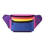 MIAIULIA 80s Neon Waist Fanny Pack for 80s Costumes,Festival Travel Party #Other