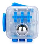 ZURU 8101B-D Original Fidget Cube by Antsy Labs, Anti-Stress Toy Cube Approx. 35 mm, Stress Cube with 6 Functions, Relaxation and Stress Relief for Adults and Children from 3 Years, Blue