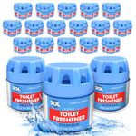 48pk Bulk Toilet Fresheners x 70g | Each Ocean Blue Toilet Cistern Blocks Lasts for 1000 Flushes | Total Toilet Cleaner for Cistern Prevents Limescale | Toilet Blocks for Cisterns