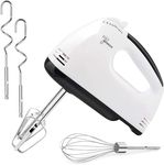 Hand Mixer Electric New 7-Speed Mixers for Baking, Electric Whisk Hand Mixer, Stainless Steel Electric Hand Whisk, Electric Whisk for Baking,Handheld Cake Mixer