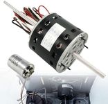 LEAPTREND AC A/C Condenser Fan Motor 1/3HP 1675RPM 2-Speed 115V 3.4A for Coleman 7184-0156 7184-0432 1468-306 1468-3069 7855MVA-A11U 8333 Series for Fasco D1092