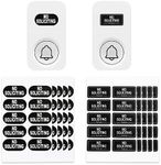 100pcs No Soliciting Sticker, Water