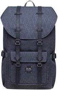 KAUKKO Laptop Travel Backpack, Outdoor Rucksack Fits 15.6 Inch Laptop(18-grey)