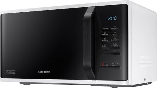 Samsung 23L Solo Microwave – White Compact Countertop Oven