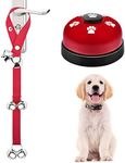 JIMEJV 2 Pack Dog Doorbells, Pet Tr