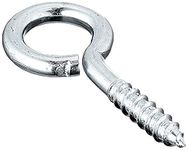 Merriway BH00106 (12 Pcs) Zinc Plated Screw-In Eye Steel, 55 mm (2.1/8 inch) - Pack of 12 Pieces