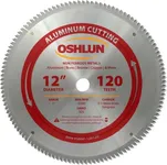 Oshlun SBNF-120120 12-Inch 120 Tooth TCG Saw Blade with 1-Inch Arbor for Aluminum and Non Ferrous Metals